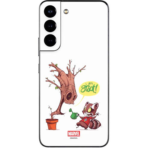 Marvel Rocket Raccoon and Groot Tall Tails Galaxy S22 Skin